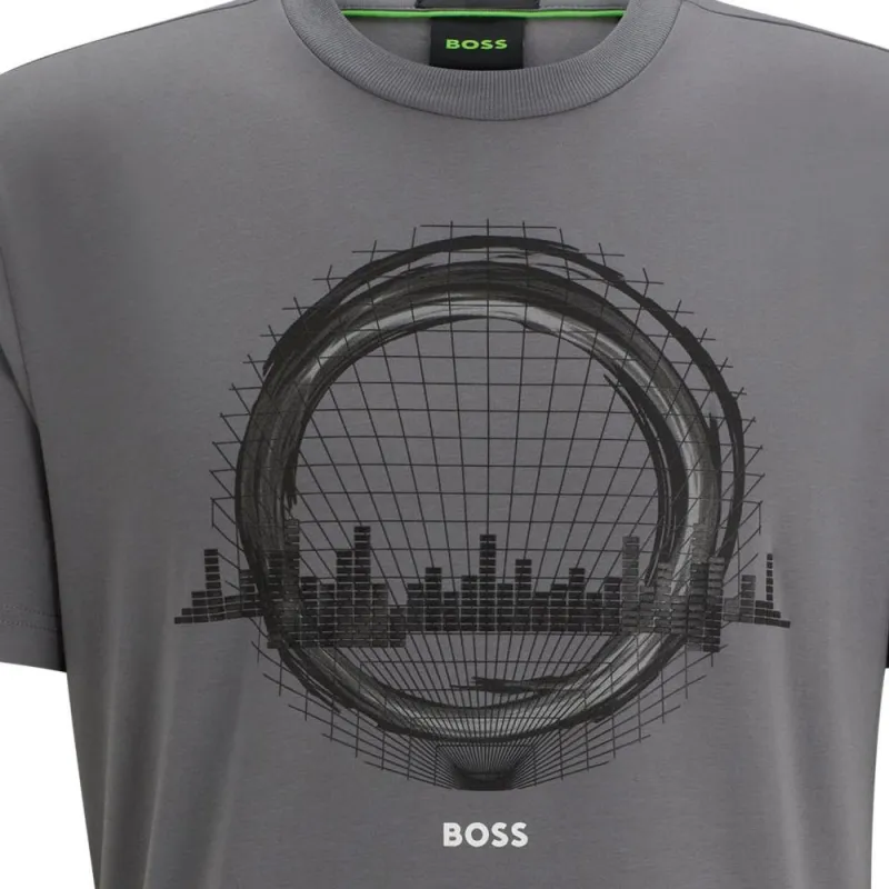 HUGO BOSS Graphic print Cotton T shirt-3