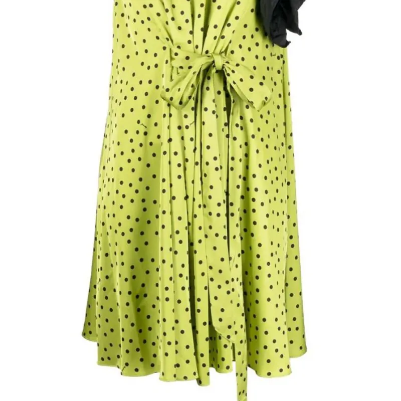 PINKO Sleeveless Dresses Women's Neon Green-5