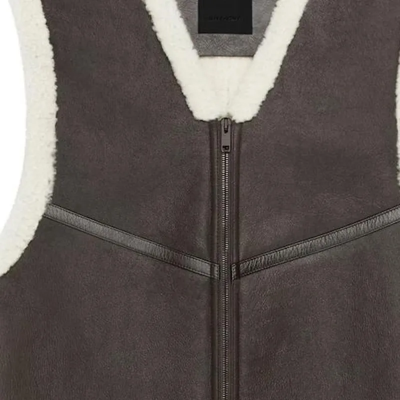 Givenchy Mixed Material Gilet-3