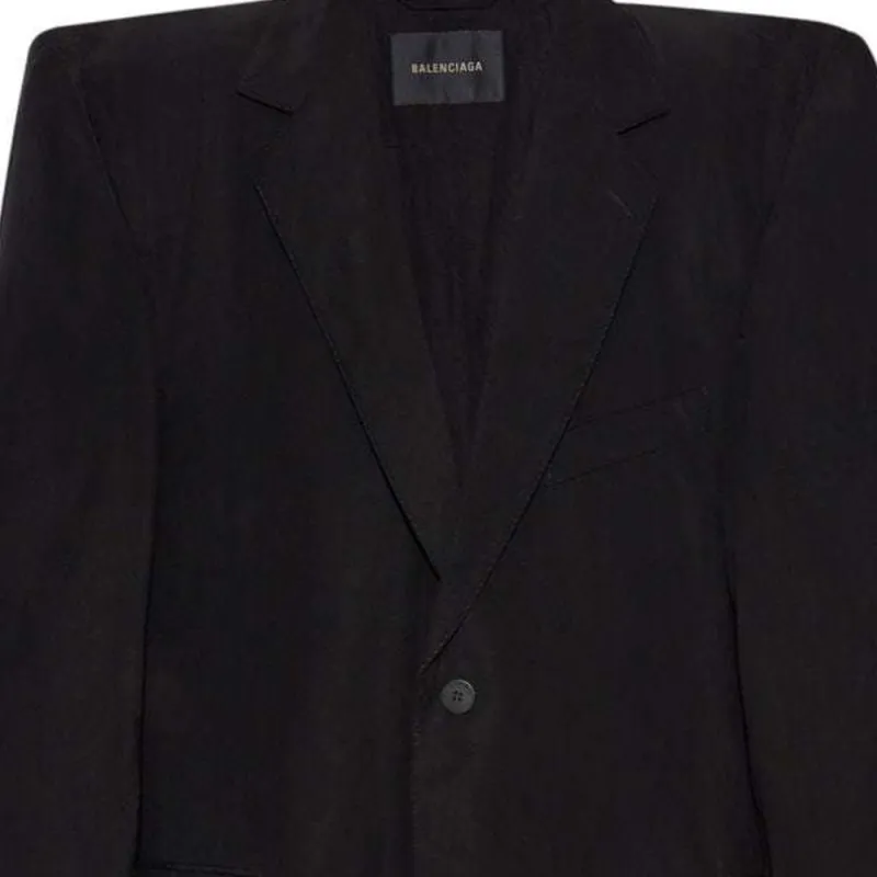 Balenciaga Single Breasted Jacket 'Black'-5