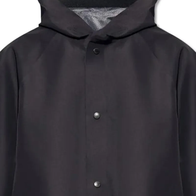 Balenciaga Button-Up Hooded Jacket-4