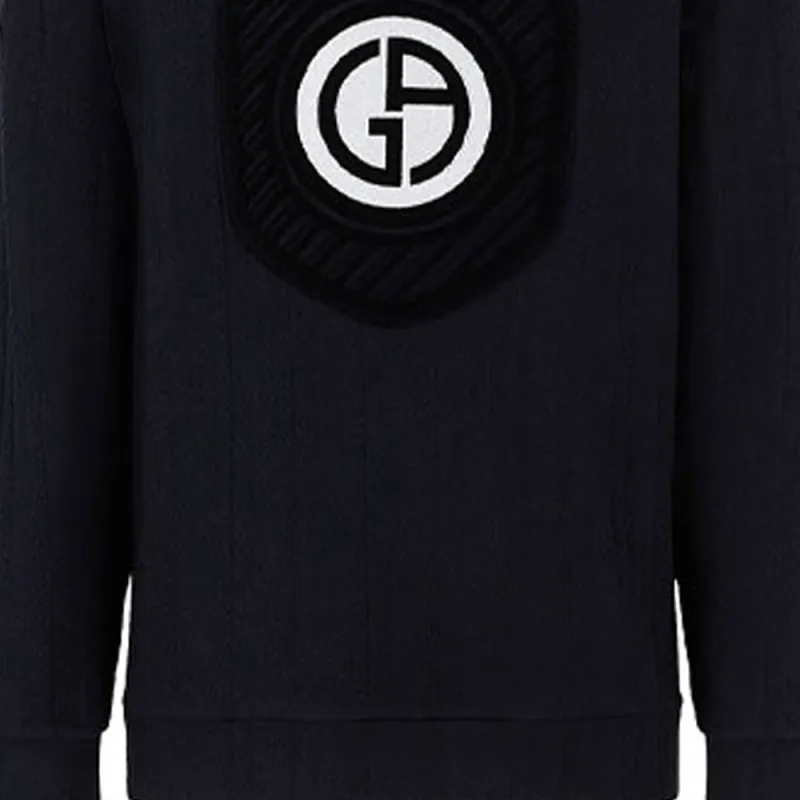 GIORGIO ARMANI Cashmere Sweaters Men Dark Blue-3