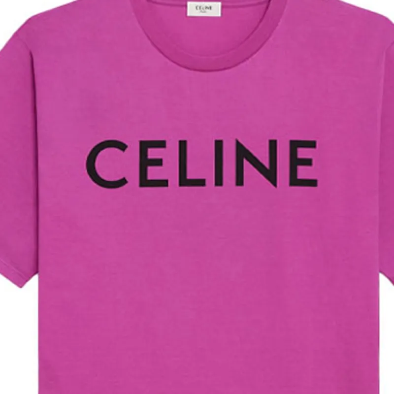 CELINE T Shirts Women's Pink-2