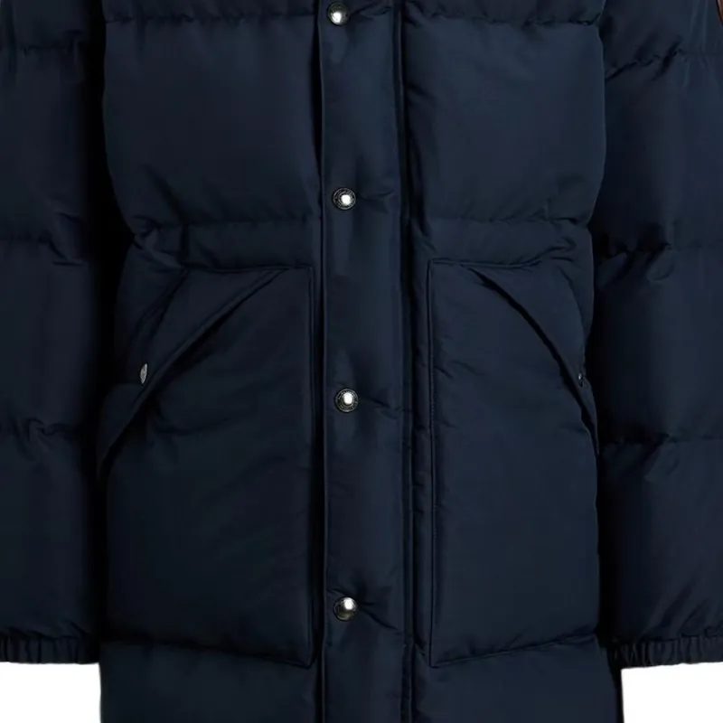 Polo Ralph Lauren The Wainwright Faux-Fur Down Coat Down Jacket Men's Marine Blue-5