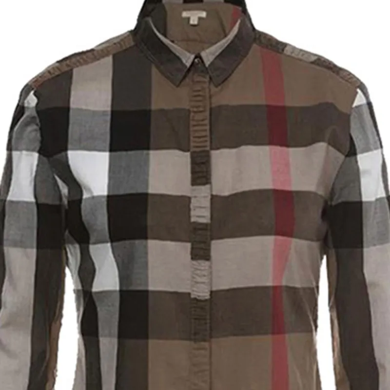 Burberry Shirt Men's Dark Brown-3