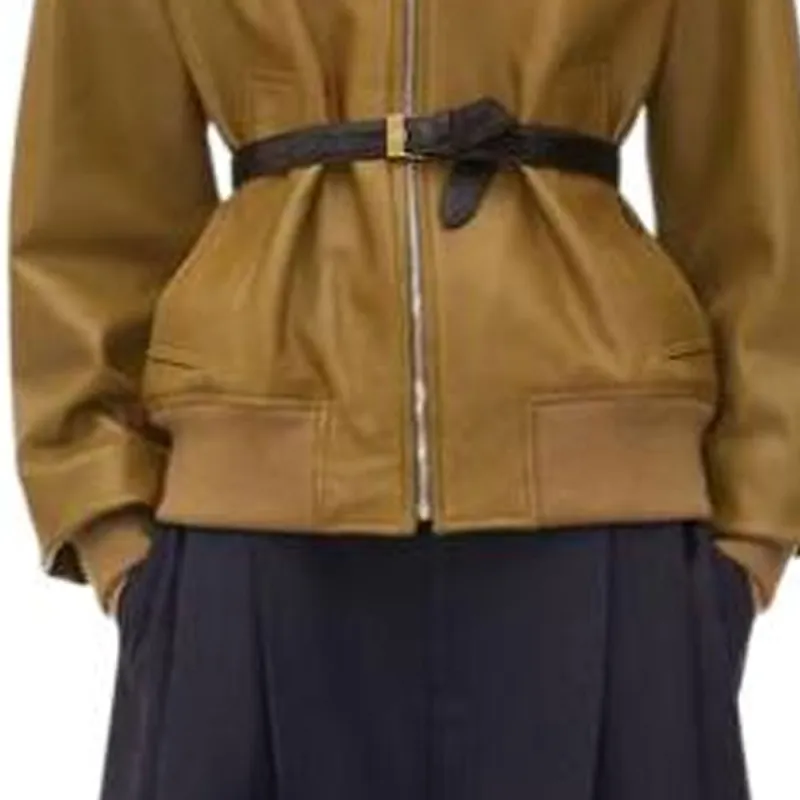 Bottega Veneta Zipped Leather Jacket-4