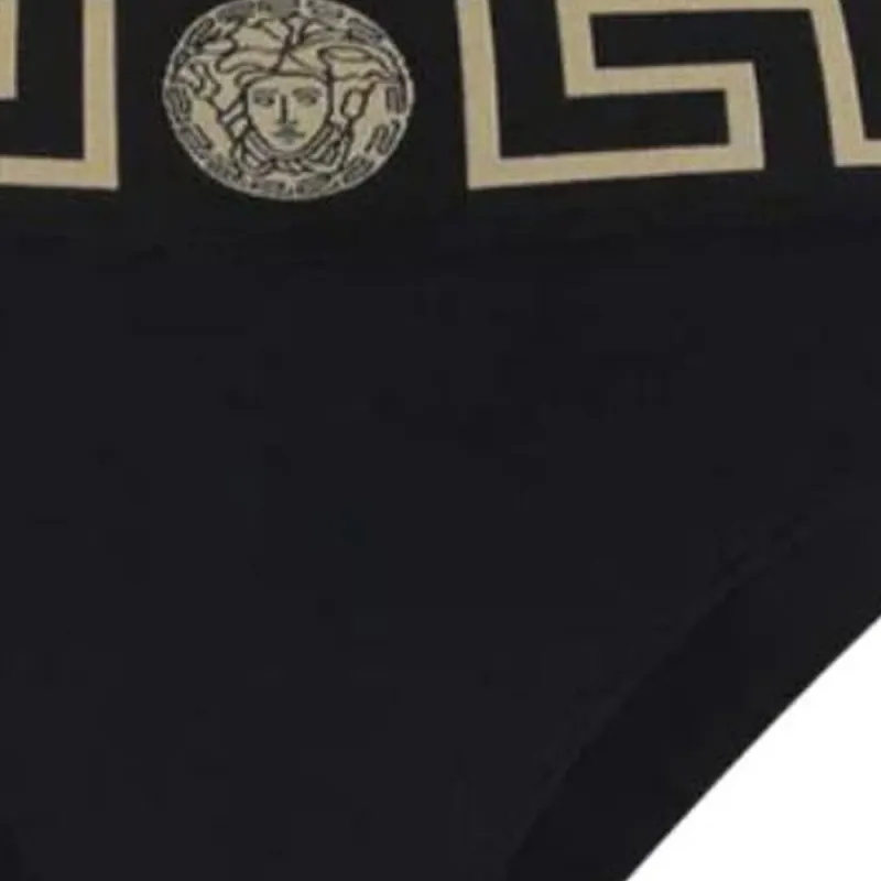 VERSACE Greca Printed Waistband Bikini Bottoms-3