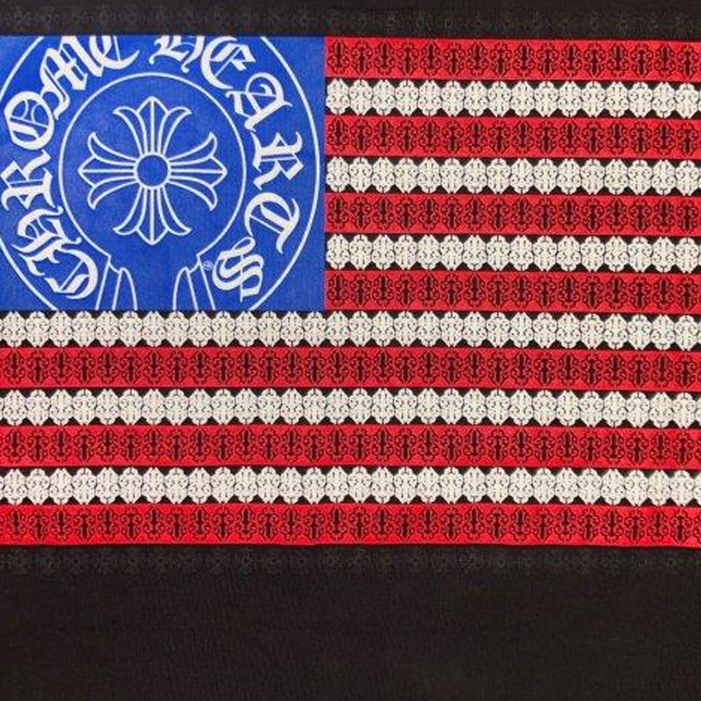 Chrome Hearts American Flag Dagger T-shirt - POIZON
