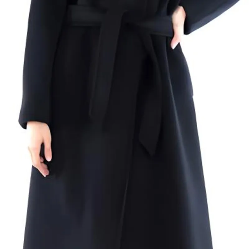 MaxMara Studio Baby Straight Hem Belted Coat-2