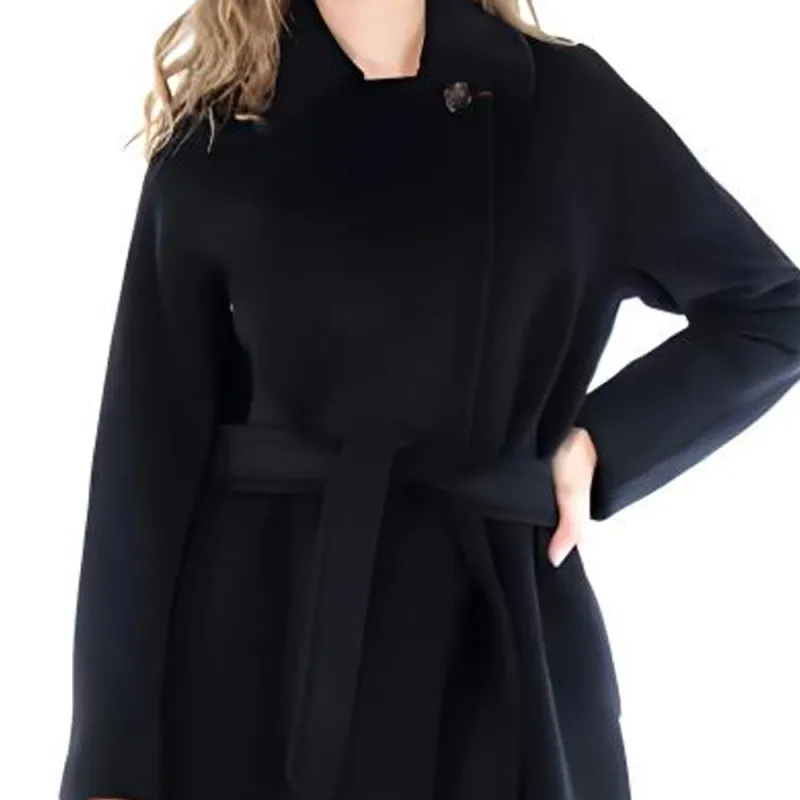MaxMara Studio Baby Straight Hem Belted Coat-1