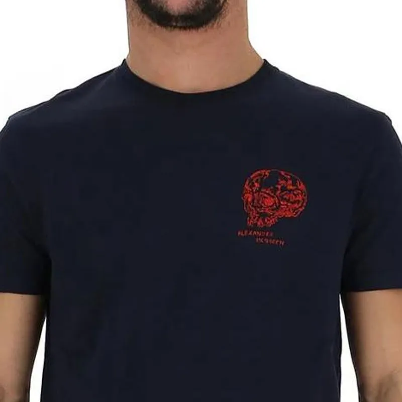 Alexander McQueen T Shirts Men Black-5