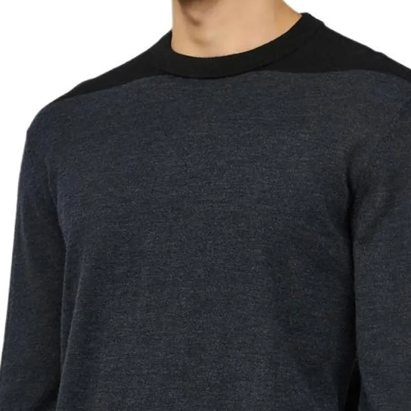 EMPORIO ARMANI Colour Block Crewneck Jumper-3