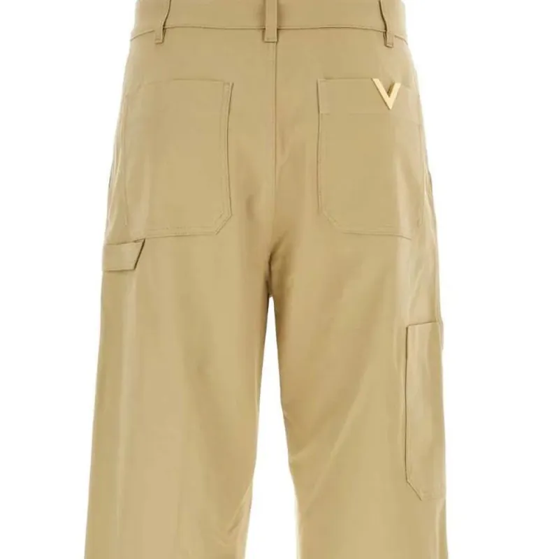 Valentino V detail Straight leg Trousers-4