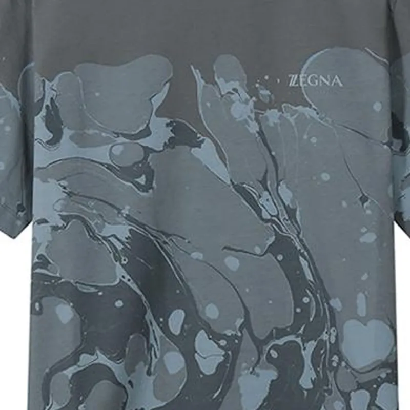 Zzegna T Shirts Men Gray-4