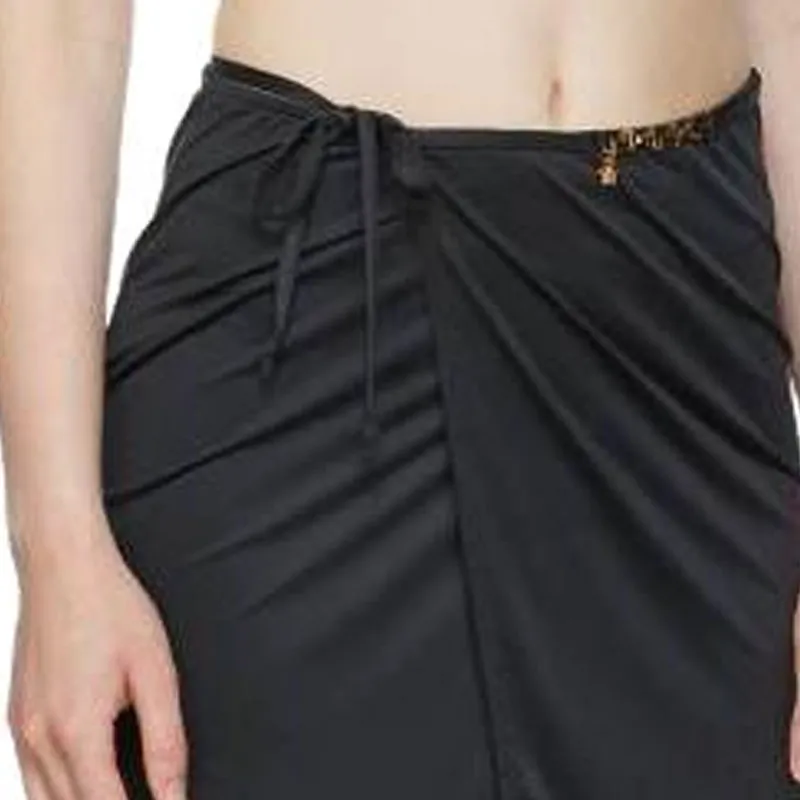 VERSACE Casual Short Skirts Women's Black-5