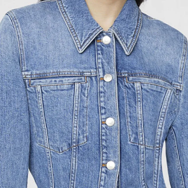 Stella McCartney Elasticated Waist Denim Jacket-6