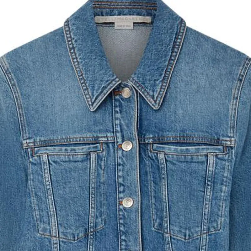 Stella McCartney Elasticated Waist Denim Jacket-4