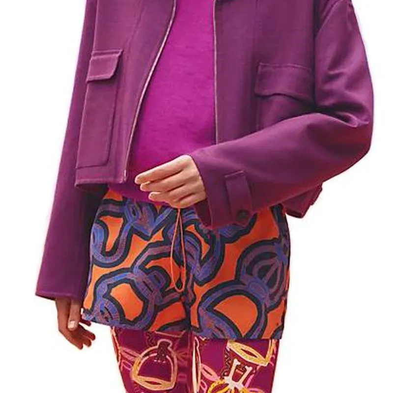 HERMES Jackets Women's Fuchsia-3