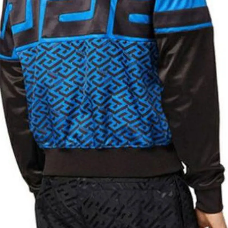 VERSACE Two Tone Monogram Track Jacket-6