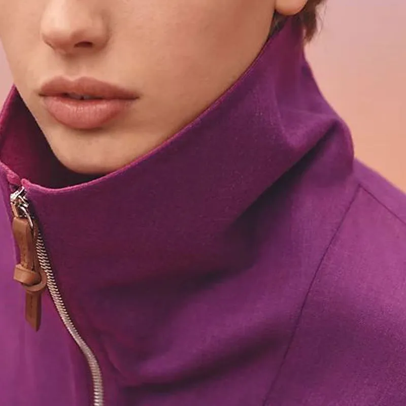 HERMES Jackets Women's Fuchsia-5