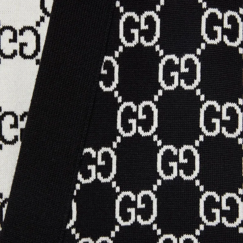 GUCCI Monogrammed Button Up Cardigan-3