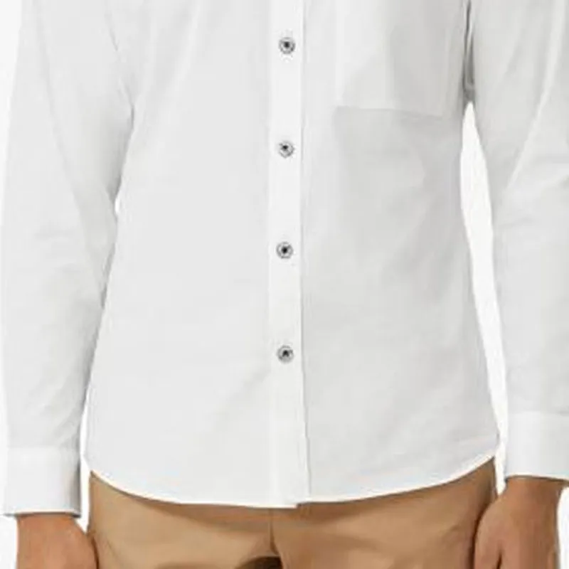 Burberry Shirts Men White-5