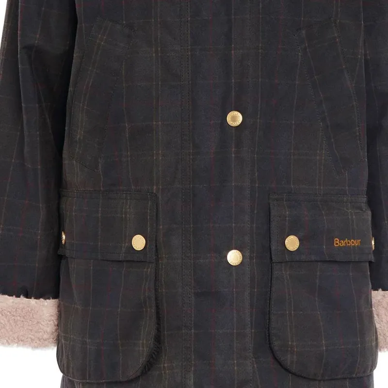 BARBOUR Swainby Waxed Jacket Jackets Coats Women's Black-2
