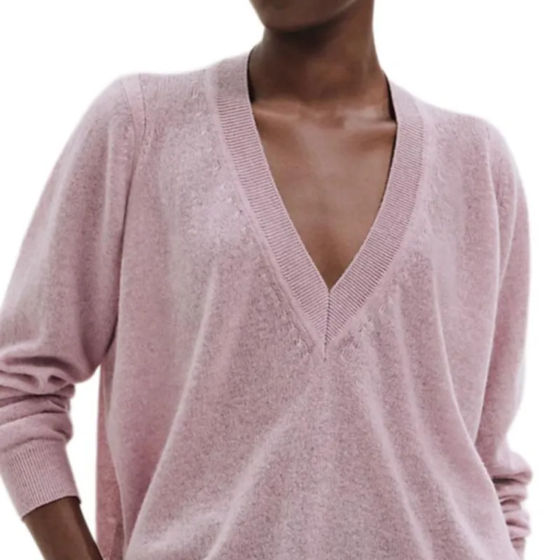 HERMES SS25 Cashmere Sweater Women's Light Rose-3