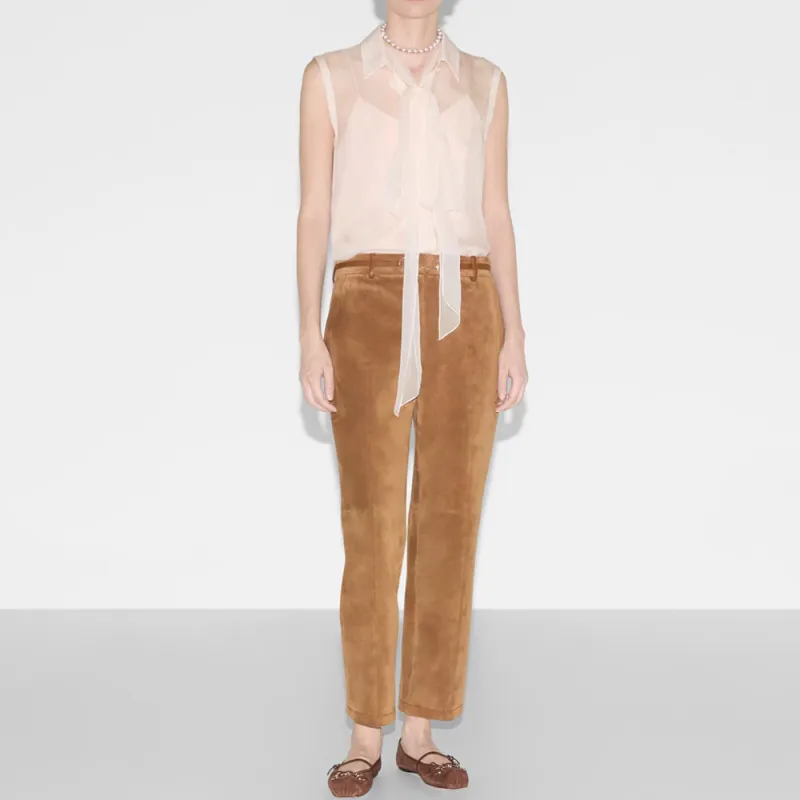 GUCCI Silk Chiffon Shirt-1