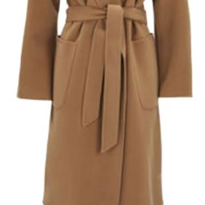 WEEKEND MaxMara Belted Cashmere Coat-5