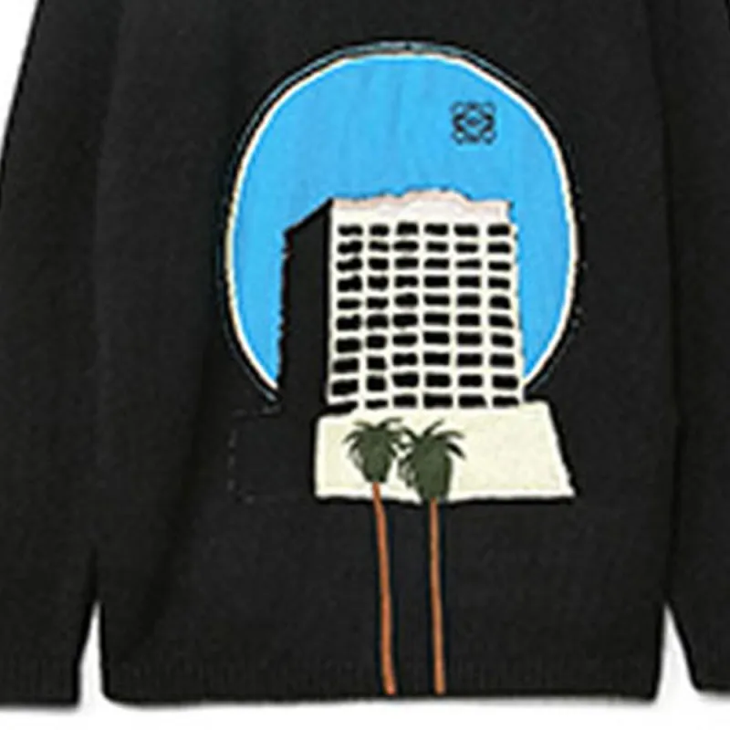 LOEWE Sweaters Men Black-5