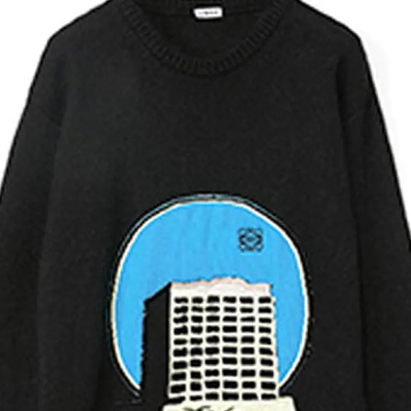LOEWE Sweaters Men Black-4