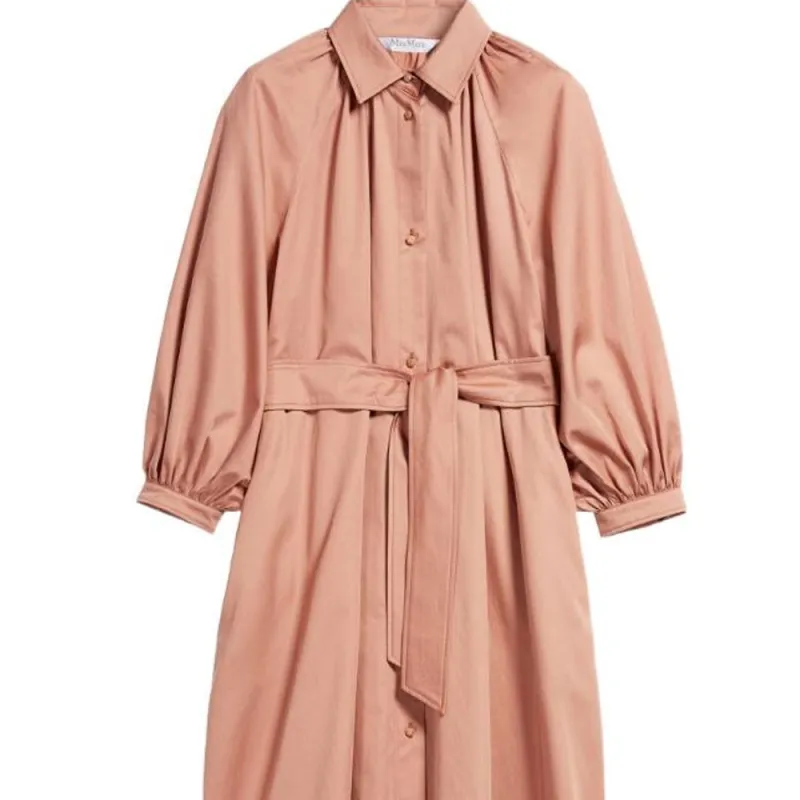 MaxMara Long Sleeved Dress Women's Pink-4