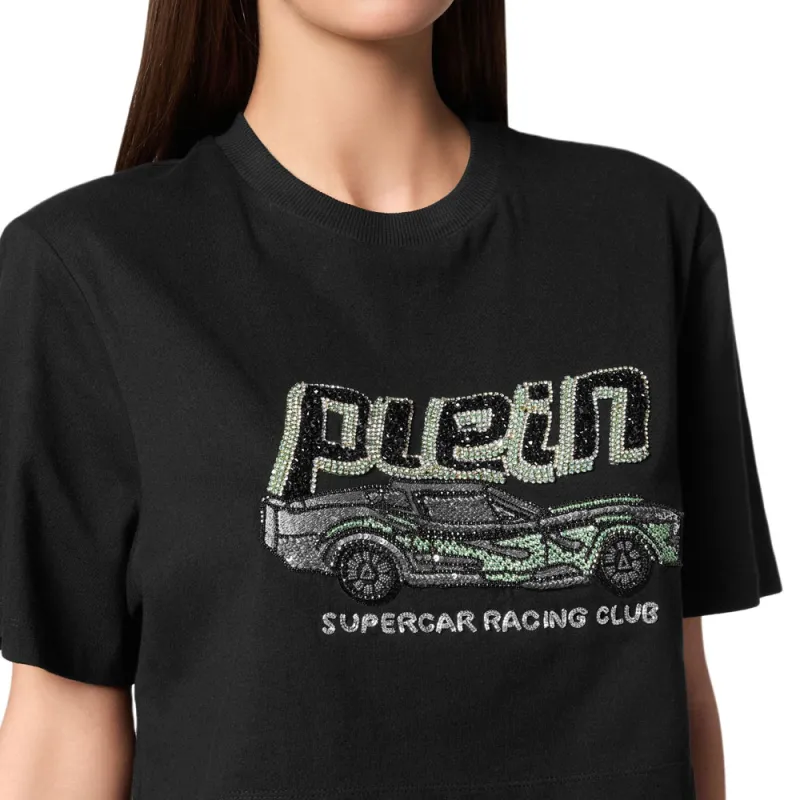 PHILIPP PLEIN Car Cropped T shirt-4