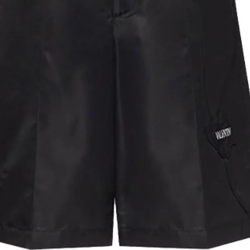 Valentino Garden Floral Embroidery Bermuda Shorts-4