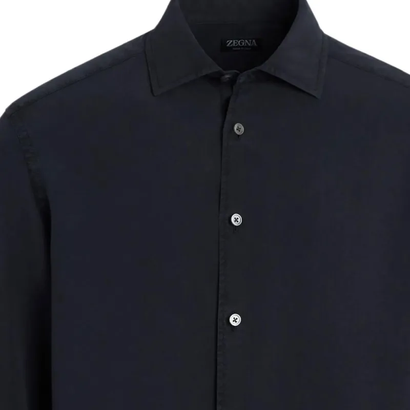 Ermenegildo Zegna Buttoned Long Sleeved Shirt-4
