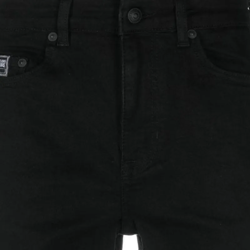 VERSACE JEANS COUTURE Denim Shorts Men Black-4