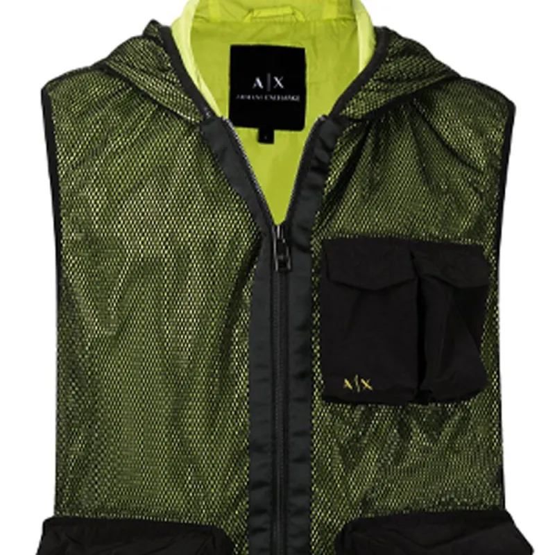 ARMANI EXCHANGE Vests Men Green-4