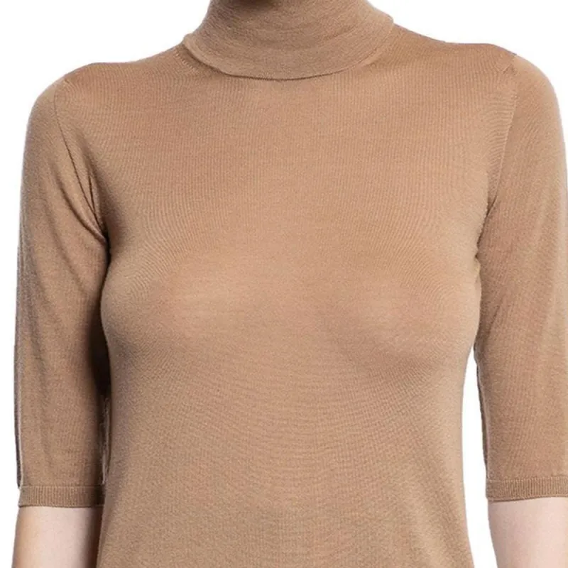 MaxMara High Neck Half Sleeved Jumper-4