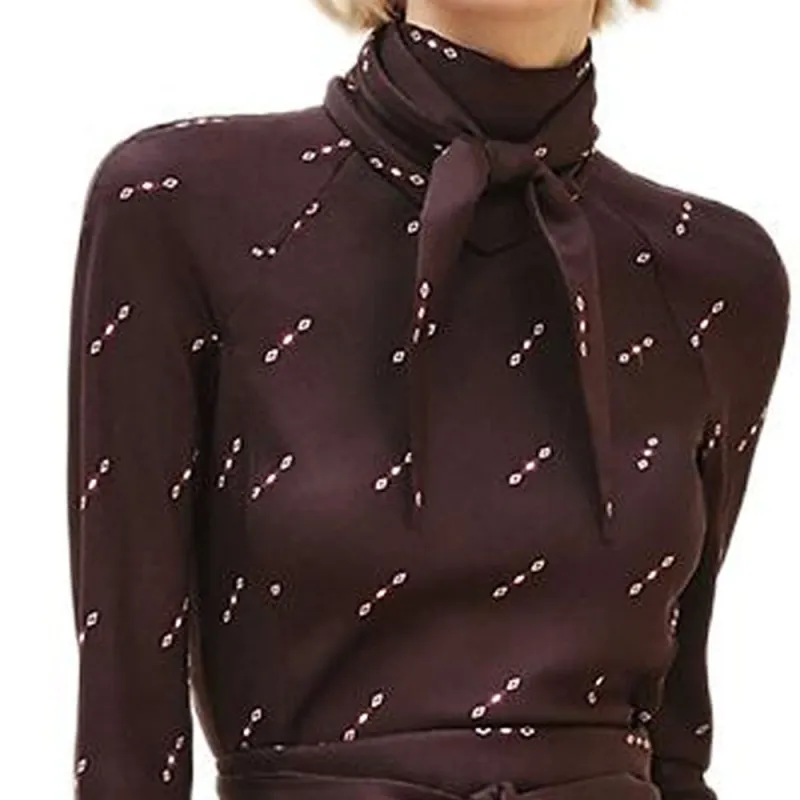 HERMES Long-Sleeved Dresses Women's Saddle Red-4
