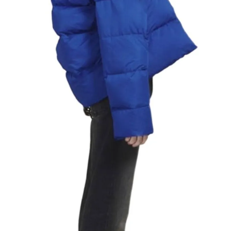 Balenciaga Puffer Jacket Regular Fit Unisex Navy Blue-4