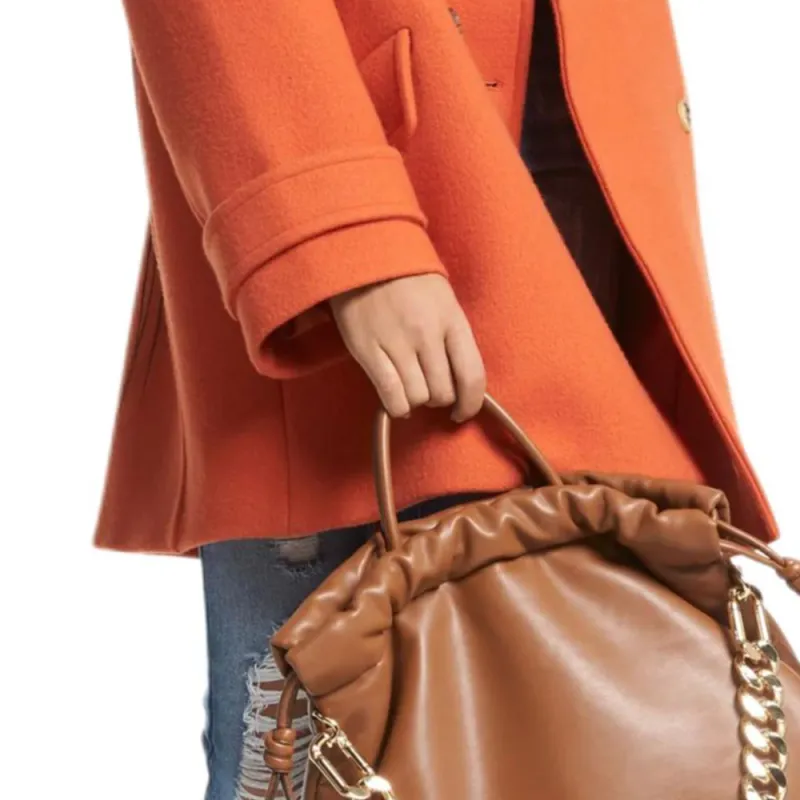 MICHAEL KORS Coat Women's Orange Red-4