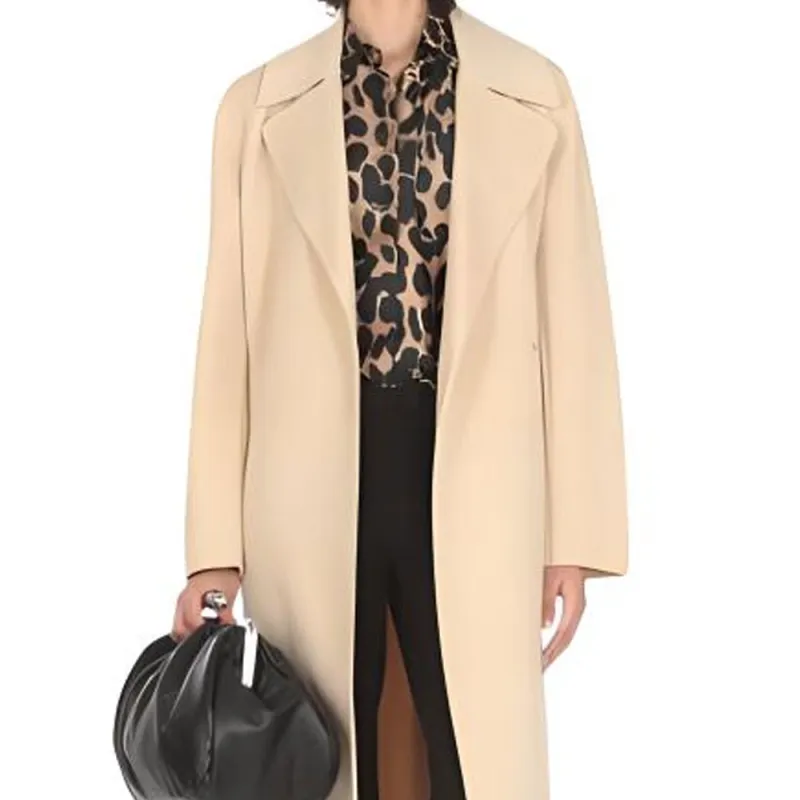 WEEKEND MaxMara Manu Belted Long Sleeved Coat-3