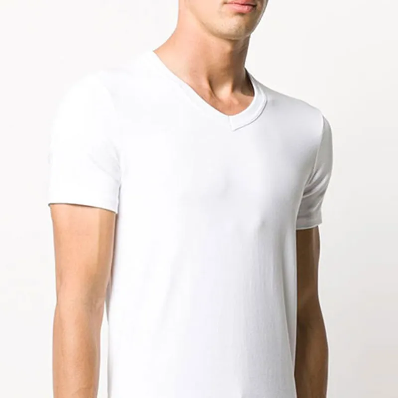 TOM FORD V Neck Jersey T Shirt-3