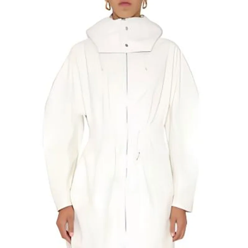 Bottega Veneta Coats Women's White-4