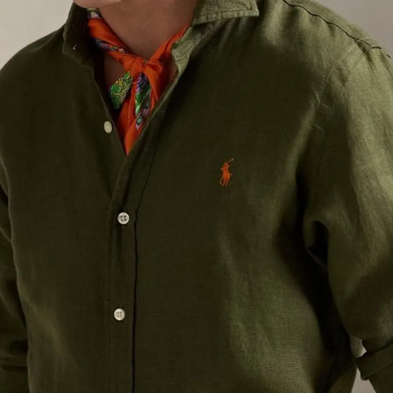 Polo Ralph Lauren Logo Embroidered Polo Pony Shirt-3