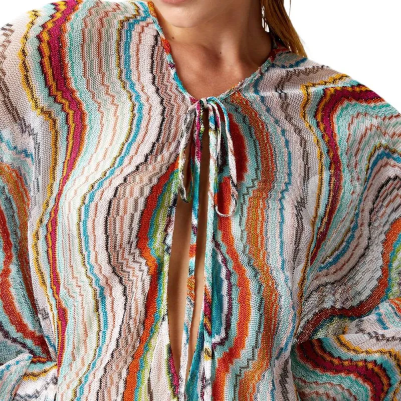 MISSONI Wave Lamé Beach Dress-4
