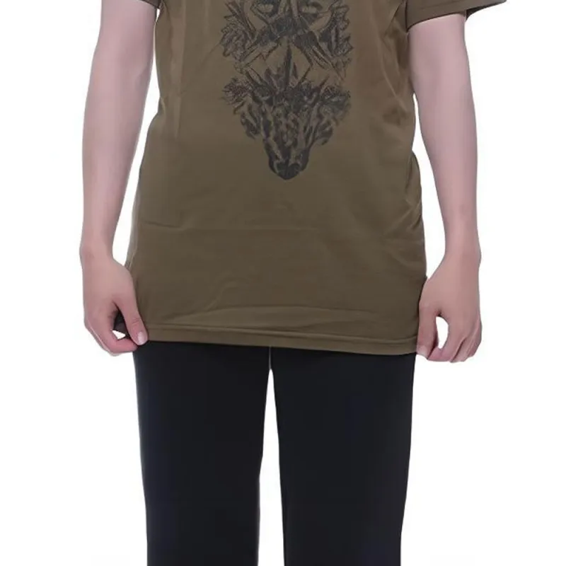 BALMAIN T Shirts Men Brown-4