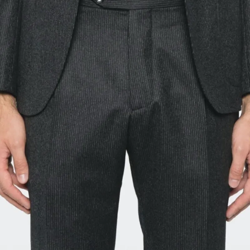 Tagliatore Montecarlo Single Breasted Pinstriped Suit-4