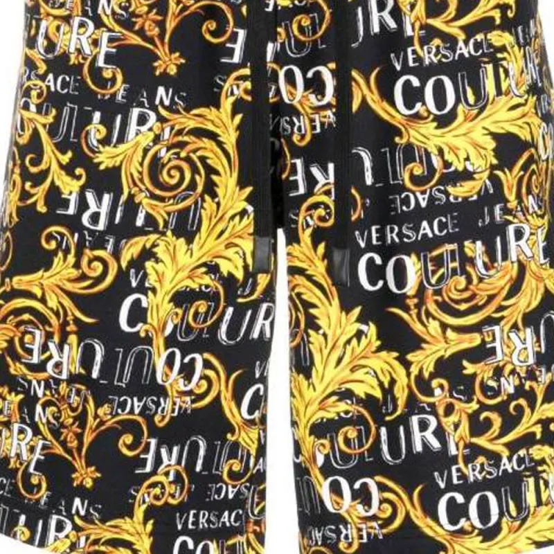 VERSACE JEANS COUTURE Casual Shorts Men Yellow-3